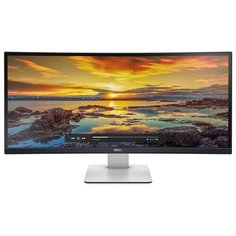 Монитор DELL U3415W 34" черный/серебристый