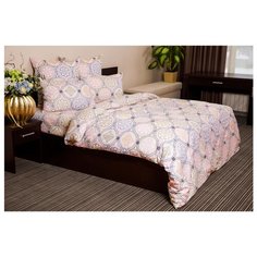 Постельное белье семейное Ночь Нежна Орнамент 50х70 см, бязь розовый