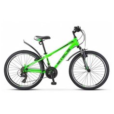 Подростковый горный (MTB) велосипед STELS Navigator 400 V 24 F010 (2019) зеленый 12" (требует финальной сборки)