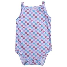 Боди Веста размер 86, белый/сиреневый