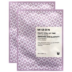 Mizon Enjoy Vital-Up Time Lift Up Mask подтягивающая тканевая маска, 25 мл, 2 шт.