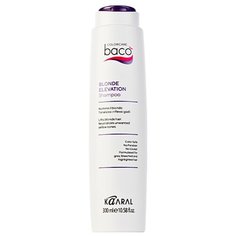 Kaaral шампунь Baco Blonde Elevation дающий блеск светлым волосам и тонирующий седые 300 мл