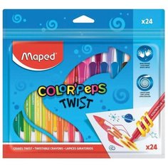 Maped Мелки восковые Colorpeps Twist (860612) 24 шт