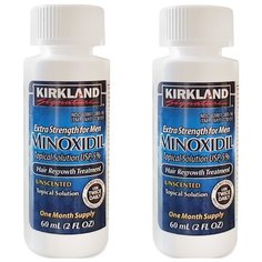 Kirkland Лосьон от выпадения волос Minoxidil 5% с пипеткой, 60 мл, 2 шт.