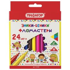 Пифагор Набор фломастеров Эники-Беники, 24 шт. (151403)