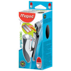 Maped степлер Ergologic Half Strip черный/бирюзовый