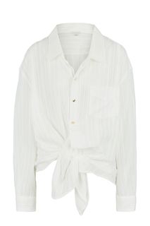 Блуза молочного цвета с длинными рукавами Miss Sixty