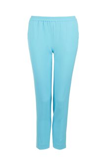 Зауженные брюки голубого цвета Anur
