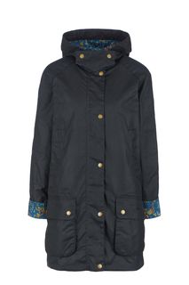 Удлиненная вощеная куртка с капюшоном Barbour