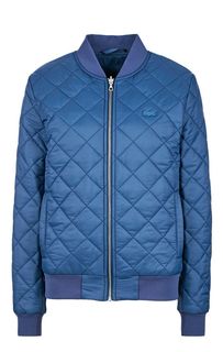 Двусторонняя куртка-бомбер синего цвета Lacoste