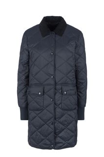 Удлиненная стеганая куртка на кнопках Barbour