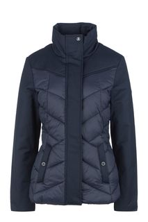 Демисезонная синяя куртка на молнии Barbour