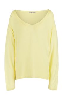 Желтый джемпер свободного кроя Victoria Kuksina