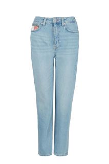 Джинсы с заломами и потертостями Harper Tommy Jeans