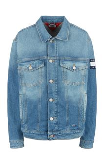 Джинсовая куртка свободного кроя Tommy Jeans