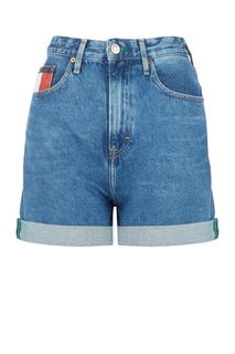Джинсовые шорты с высокой посадкой Mom Short Tommy Jeans