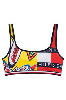 Купальный топ с вырезом сзади Tommy Hilfiger