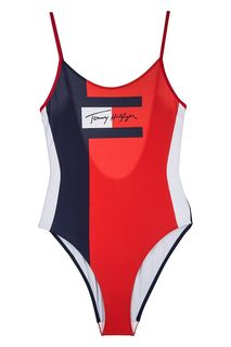 Купальный костюм с логотипом бренда Tommy Hilfiger