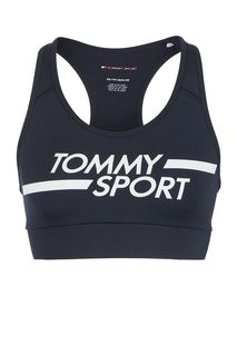 Синий топ в спортивном стиле Tommy Sport