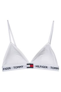 Бюстгальтер из хлопка белого цвета Tommy Hilfiger