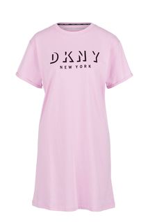 Платье-футболка с фактурным принтом Dkny