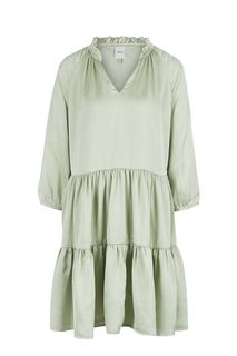 Короткое зеленое платье свободного кроя Ichi
