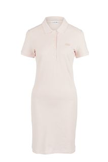 Хлопковое платье с короткими рукавами Lacoste