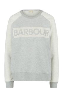 Серый хлопковый свитшот Barbour