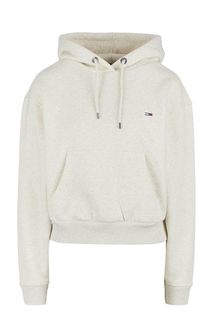 Бежевая толстовка с принтом на спине Tommy Jeans