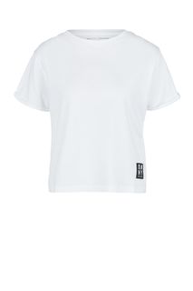 Футболка свободного кроя с принтом на спине Dkny