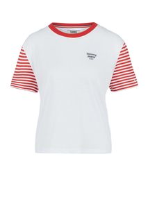 Футболка с короткими рукавами в полоску Tommy Jeans