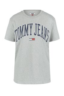 Футболка свободного кроя с логотипом бренда Tommy Jeans
