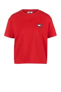 Красная футболка с короткими рукавами Tommy Jeans