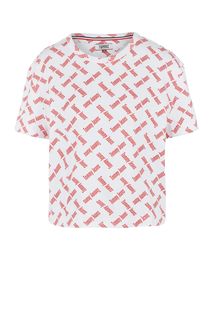 Футболка из хлопка свободного кроя Tommy Jeans