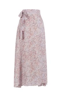 Юбка на запахе из шифона с цветочным принтом Victoria Kuksina