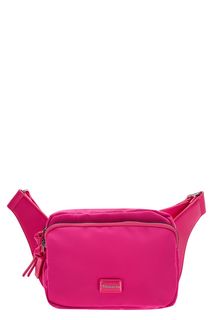 Текстильная поясная сумка ярко-розового цвета Tamaris