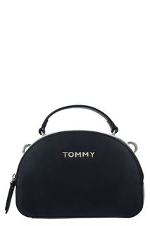 Маленькая синяя сумка с логотипом бренда Tommy Hilfiger