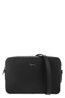 Маленькая черная сумка через плечо Lacoste
