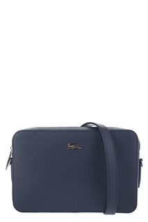 Маленькая синяя сумка через плечо Lacoste