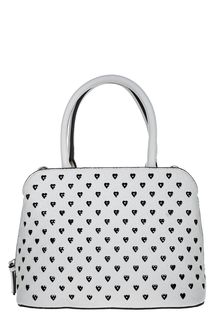 Сумка белого цвета с отделкой стразами Tamaris