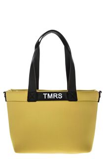Вместительная текстильная сумка желтого цвета Tamaris