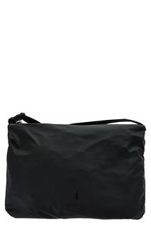 Черная текстильная сумка через плечо Rains