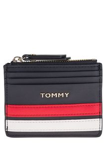 Синяя визитница на молнии Tommy Hilfiger