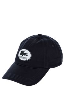 Темно-синяя бейсболка из хлопка с нашивкой Lacoste