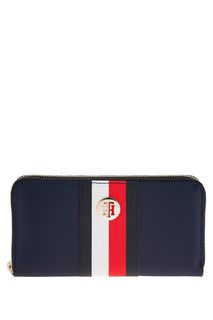 Текстильный кошелек с логотипом бренда Tommy Hilfiger