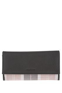 Кошелек из текстиля и зерненой кожи Barbour