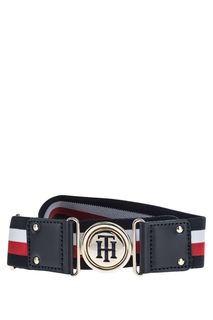 Эластичный ремень с круглой пряжкой Tommy Hilfiger