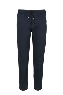 Синие брюки из хлопка на кулиске Tommy Hilfiger