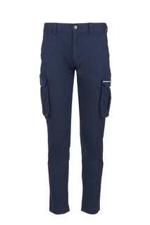 Синие брюки из хлопка с накладными карманами Tommy Jeans
