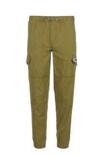 Брюки из хлопка цвета хаки с карманами Tommy Jeans